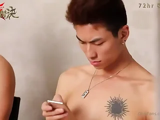 Hot twinks cum in falsify